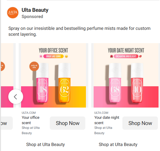 ulta ad example